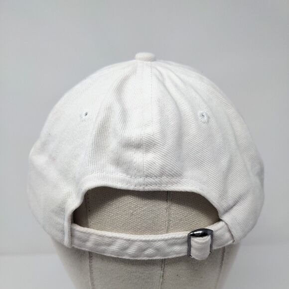 Hallmark Motors LLC Slideback Hat White One Size Adjustable 6 Panel - Picture 6 of 9